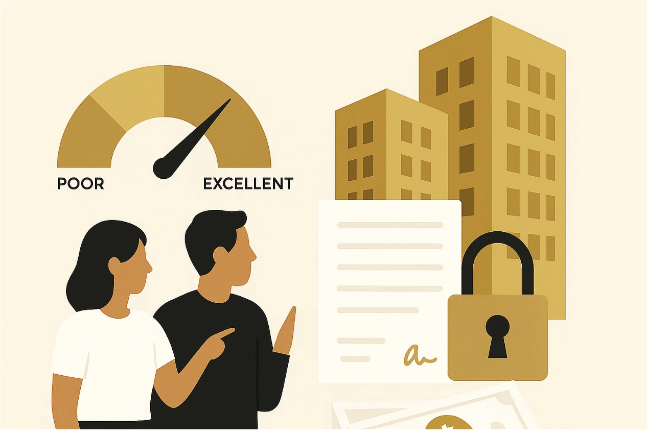 credit score to rent condo bcs